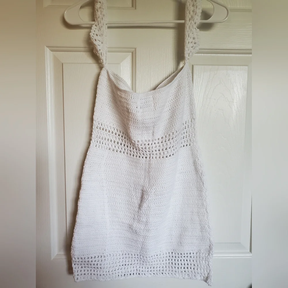 White Crochet top - Picture 3 of 5